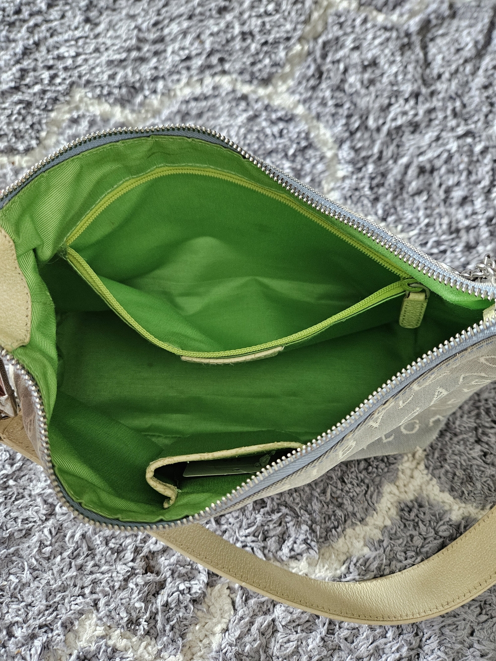 Bvlgari Blue Logo Shoulder Bag - Picture 9 of 9